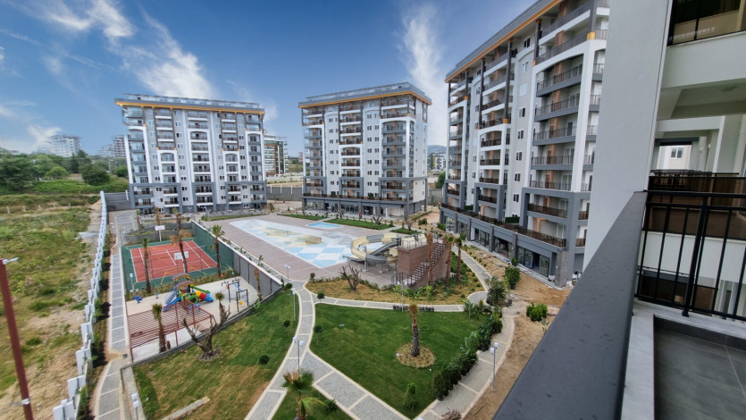 Апартаменты планировки 1+1, 47м2 в комплексе с полной инфраструктурой, Авсаллар - Ракурс 3