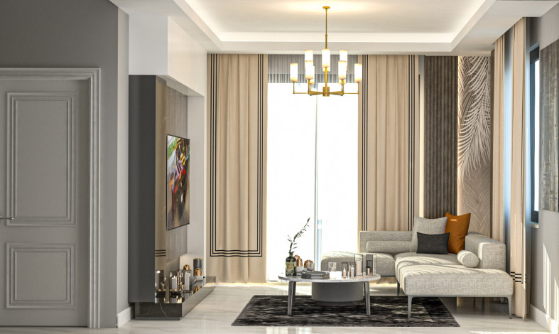 Новый инвестиционный проект с квартирами 1+1 и 2+1 в районе Оба - Ракурс 4