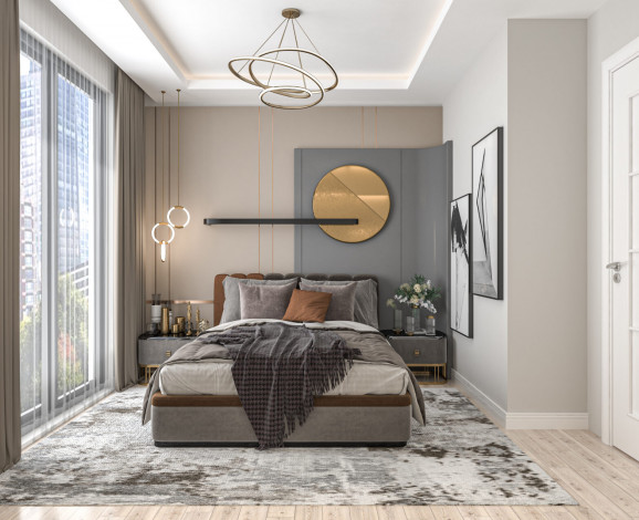 Новый инвестиционный проект с квартирами 1+1 и 2+1 в районе Оба - Ракурс 7