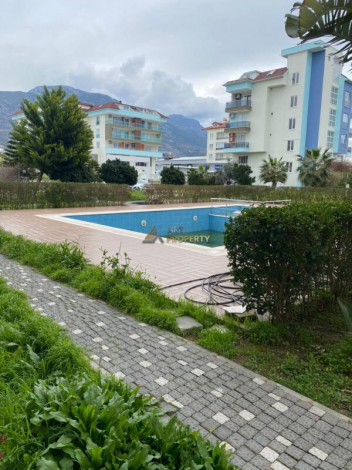 Квартира 1+1, 60м2 с видом море и крепость Алании, район Кестель - Ракурс 2