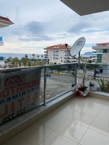 Квартира 1+1, 60м2 с видом море и крепость Алании, район Кестель - Ракурс 10