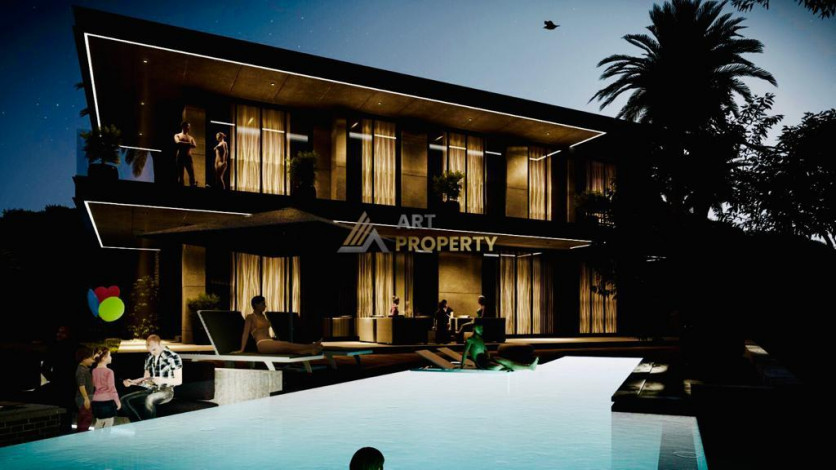 Роскошная вилла планировки 4+1 в районе Каргыджак - Ракурс 2