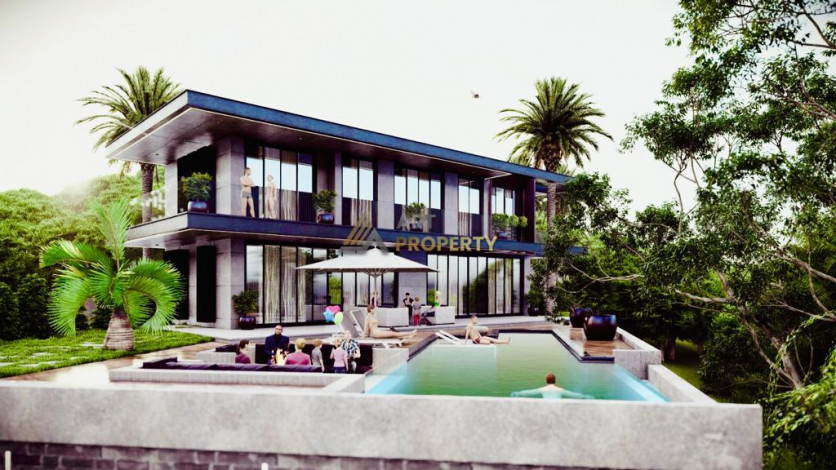 Роскошная вилла планировки 4+1 в районе Каргыджак - Ракурс 11