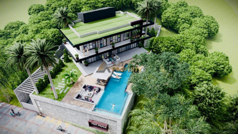 Роскошная вилла планировки 4+1 в районе Каргыджак - Ракурс 13