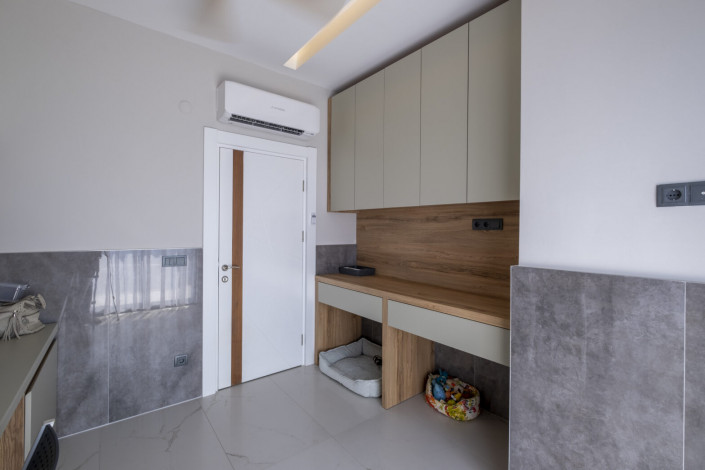 Меблированный пентхаус планировки 4+1 с видом на Средиземное море - Ракурс 14