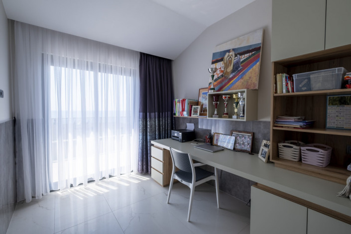 Меблированный пентхаус планировки 4+1 с видом на Средиземное море - Ракурс 16