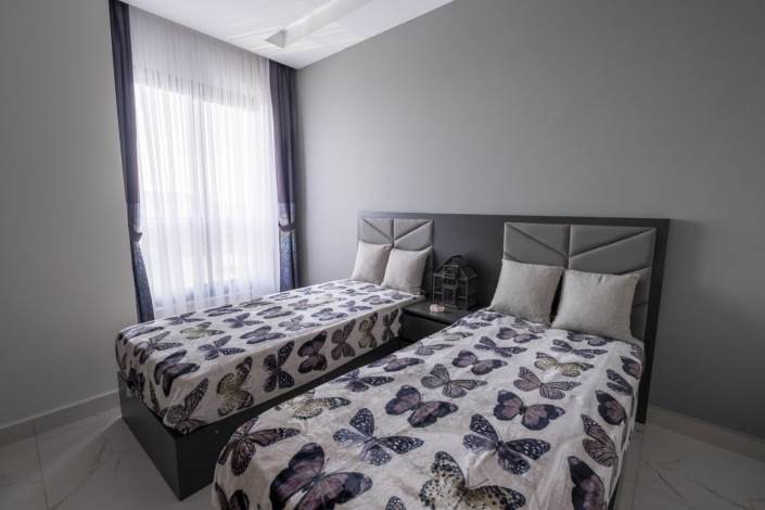 Меблированный пентхаус планировки 4+1 с видом на Средиземное море - Ракурс 28