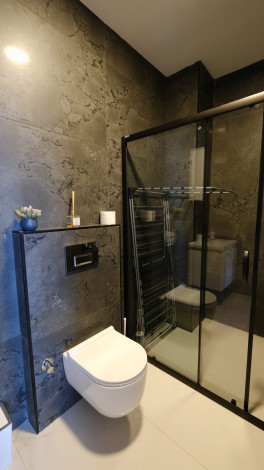 Меблированный пентхаус планировки 4+1 с видом на Средиземное море - Ракурс 36