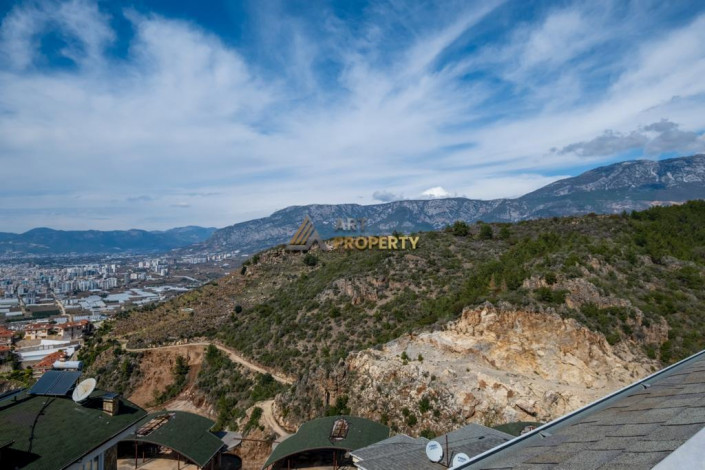 Двухэтажная вилла планировки 2+1, 180м2 с видом на море, район Каргыджак - Ракурс 2