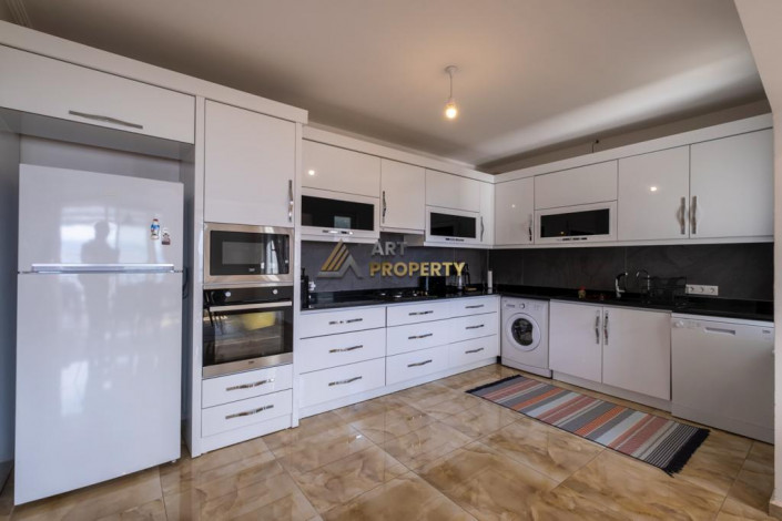 Двухэтажная вилла планировки 2+1, 180м2 с видом на море, район Каргыджак - Ракурс 5