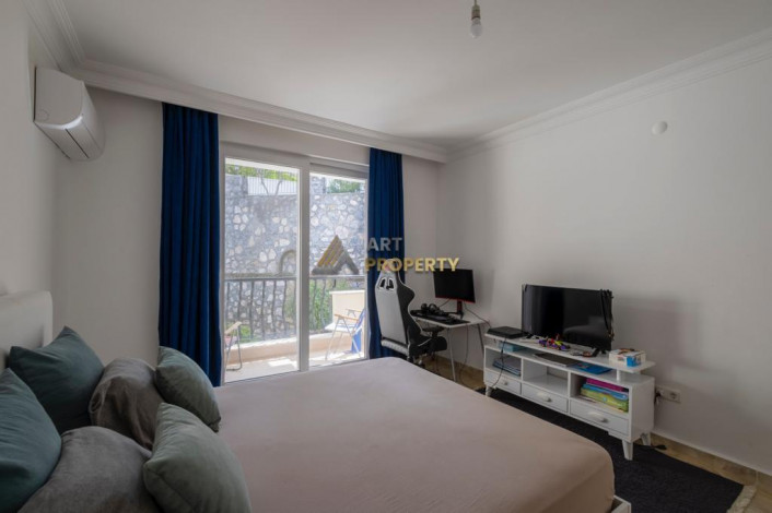 Двухэтажная вилла планировки 2+1, 180м2 с видом на море, район Каргыджак - Ракурс 20