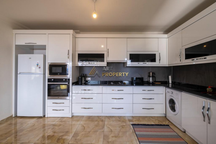 Двухэтажная вилла планировки 2+1, 180м2 с видом на море, район Каргыджак - Ракурс 22