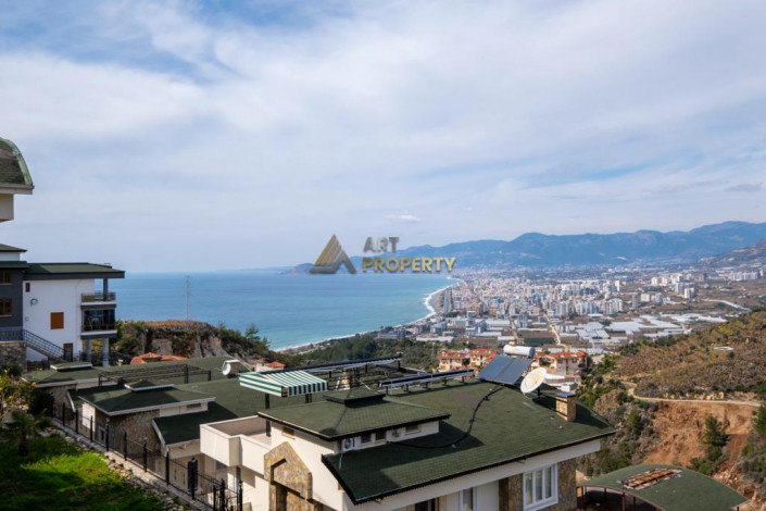 Двухэтажная вилла планировки 2+1, 180м2 с видом на море, район Каргыджак - Ракурс 23