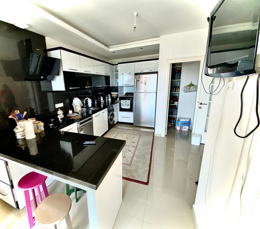 Меблированная квартира 2+1, 125м2 с отдельной кухней в районе Джикджилли - Ракурс 4