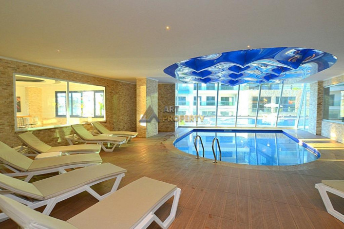 Шикарный пентхаус планировки 4+1 с видом на горы и море, Каргыджак - Ракурс 11