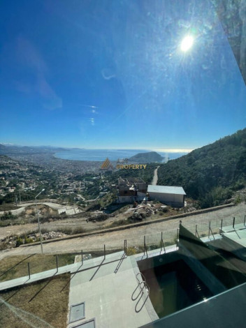 Вилла 4+1 с потрясающими видами на море и крепость, район Тепе, Аланья - Ракурс 7