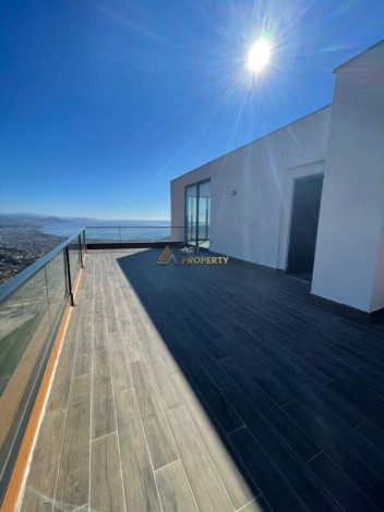 Вилла 4+1 с потрясающими видами на море и крепость, район Тепе, Аланья - Ракурс 8