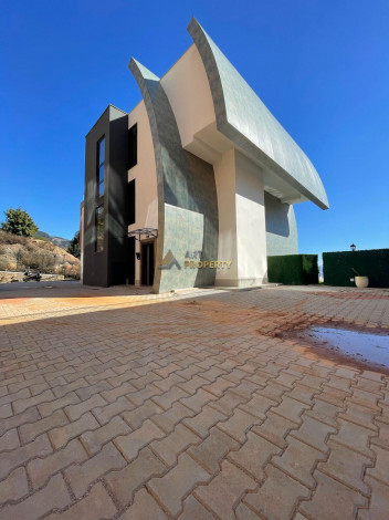 Вилла 4+1 с потрясающими видами на море и крепость, район Тепе, Аланья - Ракурс 11