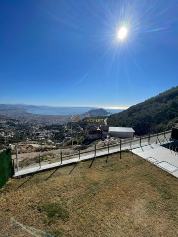 Вилла 4+1 с потрясающими видами на море и крепость, район Тепе, Аланья - Ракурс 16