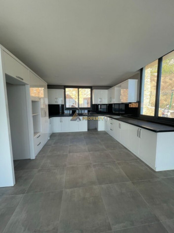 Вилла 4+1 с потрясающими видами на море и крепость, район Тепе, Аланья - Ракурс 28