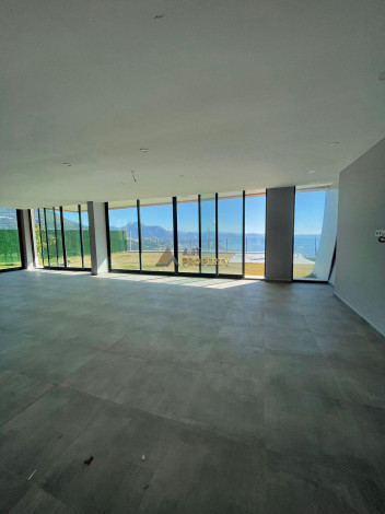 Вилла 4+1 с потрясающими видами на море и крепость, район Тепе, Аланья - Ракурс 30