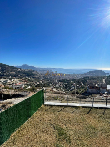 Вилла 4+1 с потрясающими видами на море и крепость, район Тепе, Аланья - Ракурс 44