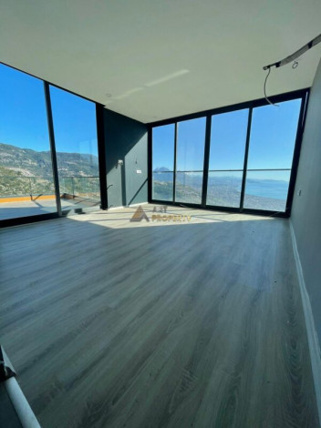 Вилла 4+1 с потрясающими видами на море и крепость, район Тепе, Аланья - Ракурс 56