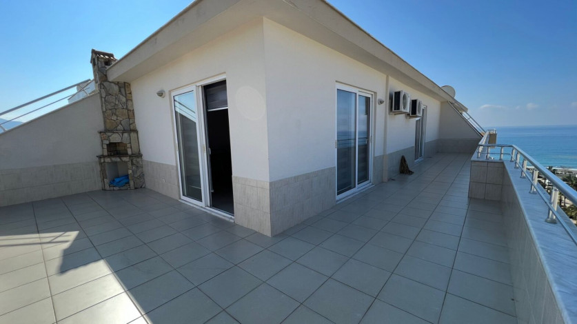 Меблированный пентхаус планировки 4+1, 220 м2 с видом на море, Махмутлар - Ракурс 6