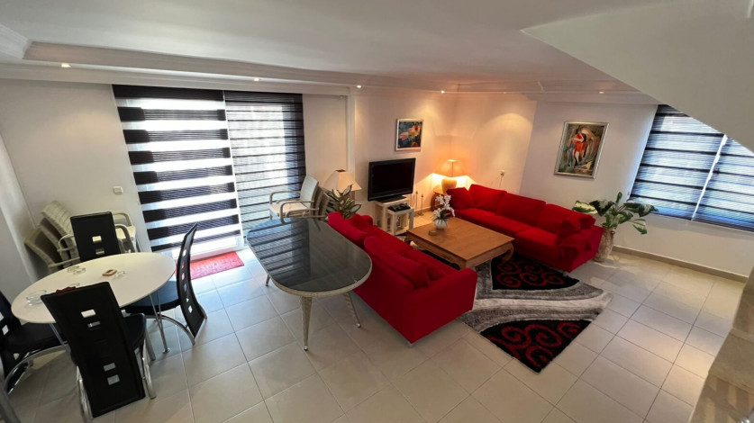 Меблированный пентхаус планировки 4+1, 220 м2 с видом на море, Махмутлар - Ракурс 7