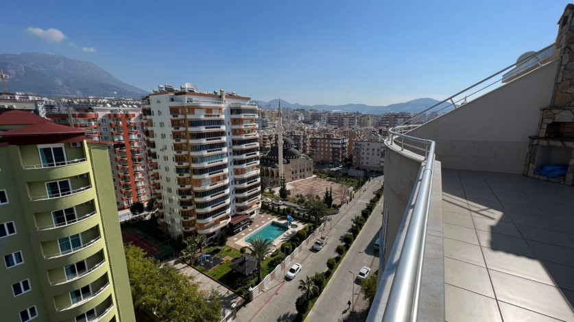 Меблированный пентхаус планировки 4+1, 220 м2 с видом на море, Махмутлар - Ракурс 22