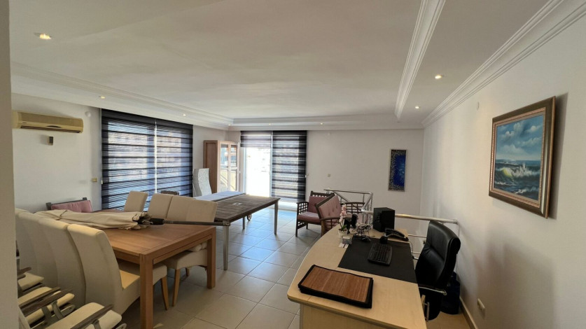 Меблированный пентхаус планировки 4+1, 220 м2 с видом на море, Махмутлар - Ракурс 29