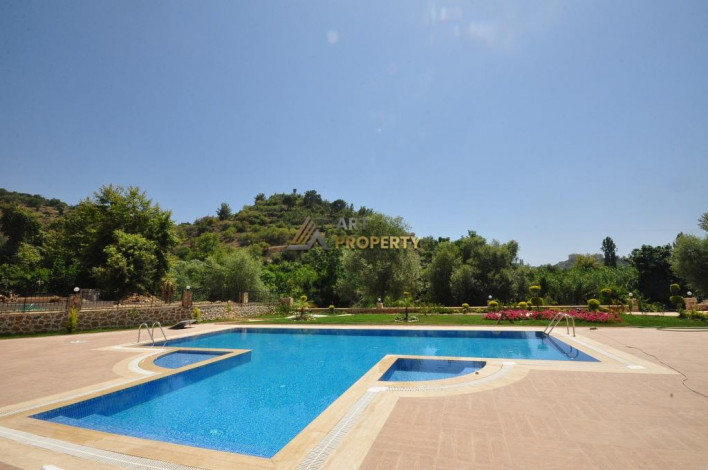 Квартира 1+1 в комплексе с бассейном в Тосмуре, 80 м2 - Ракурс 17