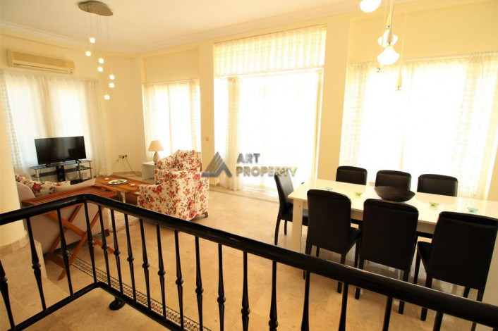 Вилла 3+1 с видом на море в популярном комплексе, район Каргыджак - Ракурс 4