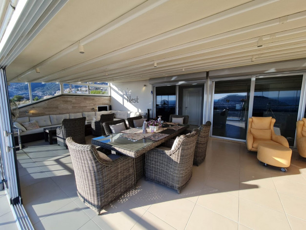 Отличная вилла планировки 4+1, 375м2 с видом на море, район Бекташ, Аланья - Ракурс 29