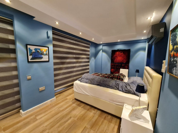 Отличная вилла планировки 4+1, 375м2 с видом на море, район Бекташ, Аланья - Ракурс 51