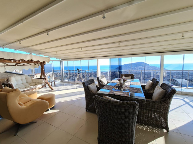 Отличная вилла планировки 4+1, 375м2 с видом на море, район Бекташ, Аланья - Ракурс 60