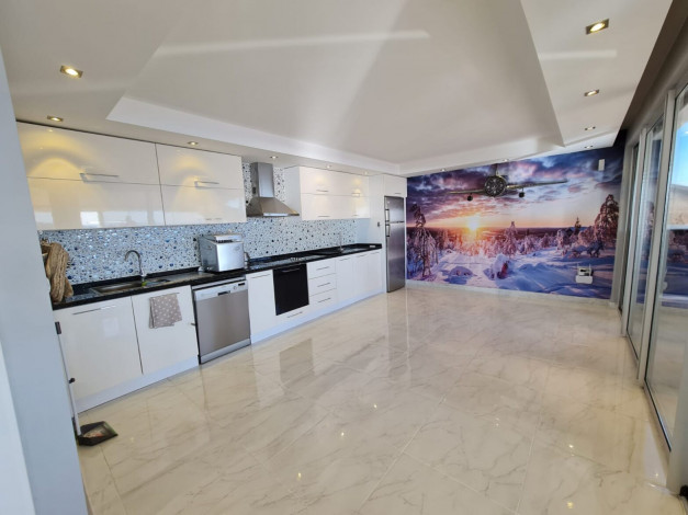 Отличная вилла планировки 4+1, 375м2 с видом на море, район Бекташ, Аланья - Ракурс 65