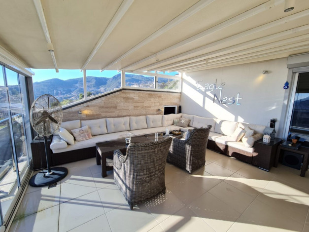 Отличная вилла планировки 4+1, 375м2 с видом на море, район Бекташ, Аланья - Ракурс 69