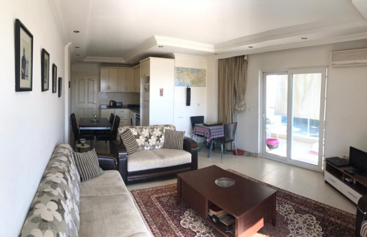 Меблированная квартира 2+1, 110м2 с видом на море и крепость в районе Оба - Ракурс 15