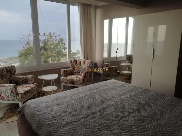 Меблированная вилла планировки 3+1, 120м2 с видом на море, Демирташ - Ракурс 8