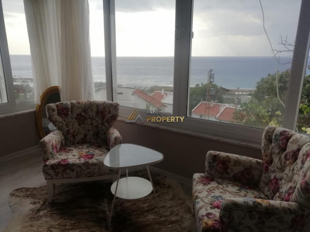 Меблированная вилла планировки 3+1, 120м2 с видом на море, Демирташ - Ракурс 9