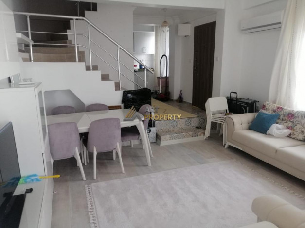 Меблированная вилла планировки 3+1, 120м2 с видом на море, Демирташ - Ракурс 16