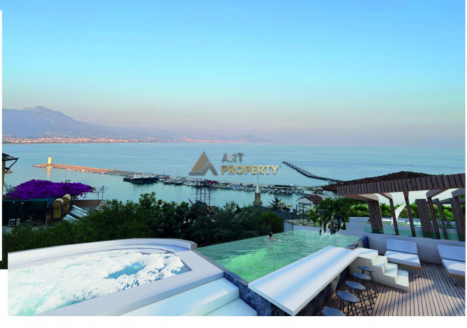 Роскошная вилла 4+1, 240м2 ультра класса на территории крепости Алании - Ракурс 18