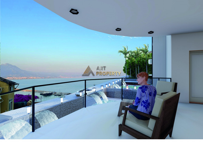 Роскошная вилла 4+1, 240м2 ультра класса на территории крепости Алании - Ракурс 19