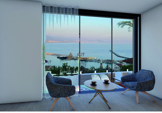 Роскошная вилла 4+1, 240м2 ультра класса на территории крепости Алании - Ракурс 20