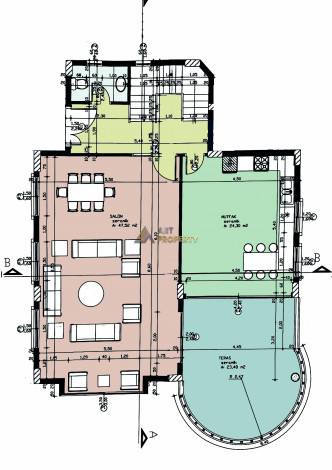 Роскошная вилла 4+1, 240м2 ультра класса на территории крепости Алании - Ракурс 21
