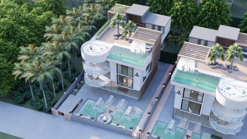 Роскошная вилла 4+1, 240м2 ультра класса на территории крепости Алании - Ракурс 25