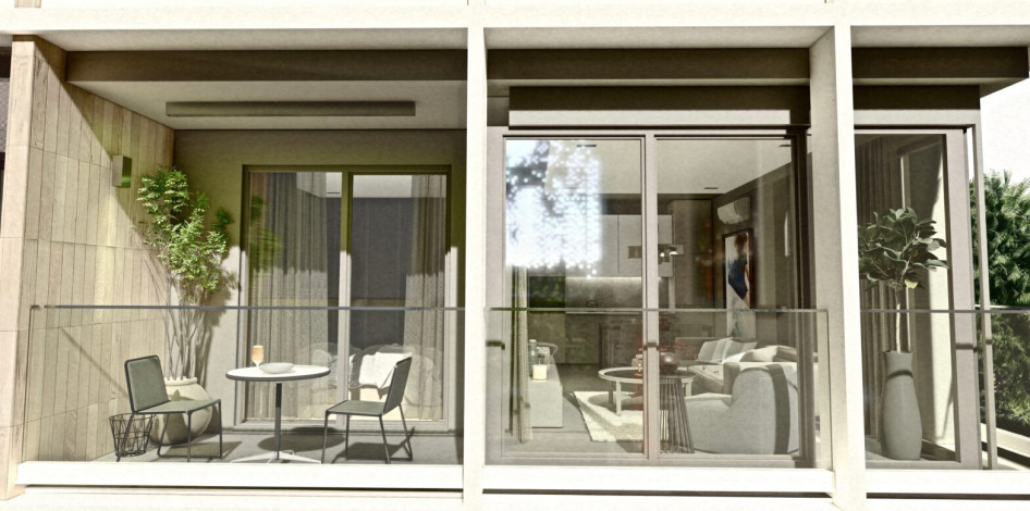 Новый проект с квартирами 1+1, 2+1, 3+1 в самом центре района Авсаллар - Ракурс 9