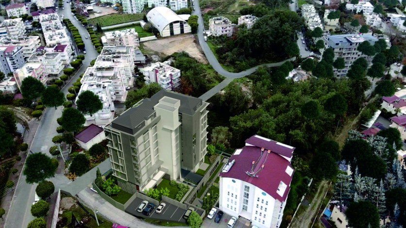 Новый проект с квартирами 1+1, 2+1, 3+1 в самом центре района Авсаллар - Ракурс 18