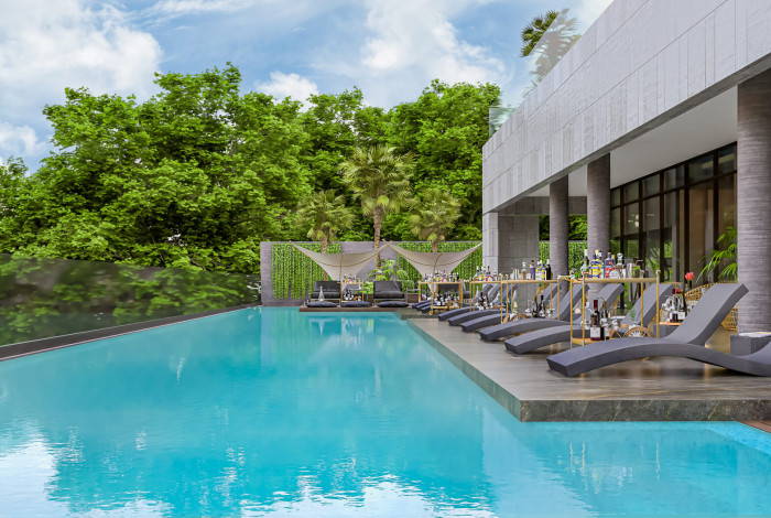 Новый проект с квартирами 1+1, 2+1, 3+1 в самом центре района Авсаллар - Ракурс 24